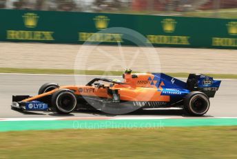 World © Octane Photographic Ltd. Formula 1 – Spanish GP. Practice 2. McLaren MCL34 – Lando Norris. Circuit de Barcelona Catalunya, Spain. Friday 10th May 2019.