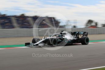 World © Octane Photographic Ltd. Formula 1 – Spanish GP. Practice 2. Mercedes AMG Petronas Motorsport AMG F1 W10 EQ Power+ - Lewis Hamilton. Circuit de Barcelona Catalunya, Spain. Friday 10th May 2019.