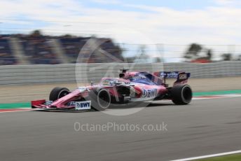 World © Octane Photographic Ltd. Formula 1 – Spanish GP. Practice 2. SportPesa Racing Point RP19 - Sergio Perez. Circuit de Barcelona Catalunya, Spain. Friday 10th May 2019.