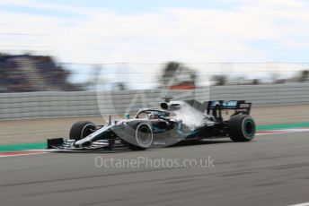 World © Octane Photographic Ltd. Formula 1 – Spanish GP. Practice 2. Mercedes AMG Petronas Motorsport AMG F1 W10 EQ Power+ - Lewis Hamilton. Circuit de Barcelona Catalunya, Spain. Friday 10th May 2019.