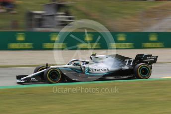 World © Octane Photographic Ltd. Formula 1 – Spanish GP. Practice 2. Mercedes AMG Petronas Motorsport AMG F1 W10 EQ Power+ - Valtteri Bottas. Circuit de Barcelona Catalunya, Spain. Friday 10th May 2019.