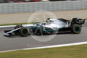 World © Octane Photographic Ltd. Formula 1 – Spanish GP. Practice 2. Mercedes AMG Petronas Motorsport AMG F1 W10 EQ Power+ - Valtteri Bottas. Circuit de Barcelona Catalunya, Spain. Friday 10th May 2019.