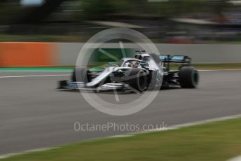 World © Octane Photographic Ltd. Formula 1 – Spanish GP. Practice 2. Mercedes AMG Petronas Motorsport AMG F1 W10 EQ Power+ - Lewis Hamilton. Circuit de Barcelona Catalunya, Spain. Friday 10th May 2019.