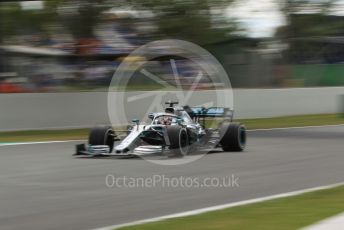 World © Octane Photographic Ltd. Formula 1 – Spanish GP. Practice 2. Mercedes AMG Petronas Motorsport AMG F1 W10 EQ Power+ - Lewis Hamilton. Circuit de Barcelona Catalunya, Spain. Friday 10th May 2019.