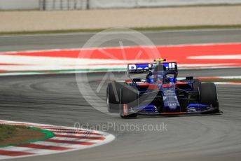 World © Octane Photographic Ltd. Formula 1 – Spanish GP. Practice 2. Scuderia Toro Rosso STR14 – Alexander Albon. Circuit de Barcelona Catalunya, Spain. Friday 10th May 2019.