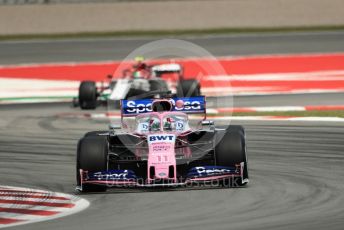 World © Octane Photographic Ltd. Formula 1 – Spanish GP. Practice 2. SportPesa Racing Point RP19 - Sergio Perez. Circuit de Barcelona Catalunya, Spain. Friday 10th May 2019.