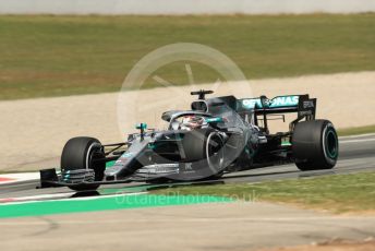World © Octane Photographic Ltd. Formula 1 – Spanish GP. Practice 2. Mercedes AMG Petronas Motorsport AMG F1 W10 EQ Power+ - Lewis Hamilton. Circuit de Barcelona Catalunya, Spain. Friday 10th May 2019.