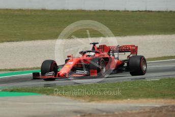 World © Octane Photographic Ltd. Formula 1 – Spanish GP. Practice 2. Scuderia Ferrari SF90 – Sebastian Vettel. Circuit de Barcelona Catalunya, Spain. Friday 10th May 2019.