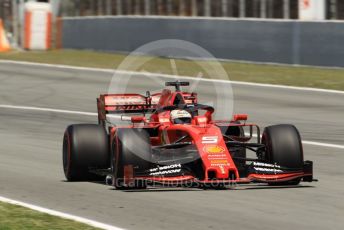 World © Octane Photographic Ltd. Formula 1 – Spanish GP. Race. Scuderia Ferrari SF90 – Sebastian Vettel. Circuit de Barcelona Catalunya, Spain. Sunday 12th May 2019.