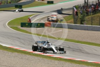 World © Octane Photographic Ltd. Formula 1 – Spanish GP. Race. Mercedes AMG Petronas Motorsport AMG F1 W10 EQ Power+ - Lewis Hamilton and Valtteri Bottas. Circuit de Barcelona Catalunya, Spain. Sunday 12th May 2019.