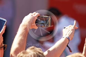 World © Octane Photographic Ltd. Formula 1 – Spanish GP. Parc Ferme. Mercedes AMG Petronas Motorsport AMG F1 W10 EQ Power+ - Lewis Hamilton. Circuit de Barcelona Catalunya, Spain. Sunday 12th May 2019.