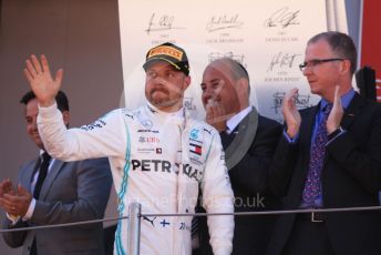 World © Octane Photographic Ltd. Formula 1 – Spanish GP. Podium. Mercedes AMG Petronas Motorsport AMG F1 W10 EQ Power+ - Valtteri Bottas. Circuit de Barcelona Catalunya, Spain. Sunday 12th May 2019.
