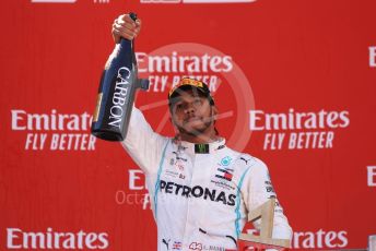 World © Octane Photographic Ltd. Formula 1 – Spanish GP. Podium. Mercedes AMG Petronas Motorsport AMG F1 W10 EQ Power+ - Lewis Hamilton. Circuit de Barcelona Catalunya, Spain. Sunday 12th May 2019.