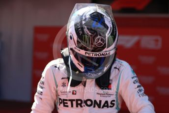 World © Octane Photographic Ltd. Formula 1 – Spanish GP. Parc Ferme. Mercedes AMG Petronas Motorsport AMG F1 W10 EQ Power+ - Valtteri Bottas. Circuit de Barcelona Catalunya, Spain. Sunday 12th May 2019.
