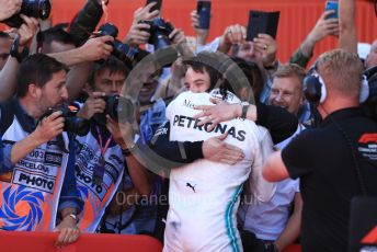 World © Octane Photographic Ltd. Formula 1 – Spanish GP. Parc Ferme. Mercedes AMG Petronas Motorsport AMG F1 W10 EQ Power+ - Lewis Hamilton. Circuit de Barcelona Catalunya, Spain. Sunday 12th May 2019.