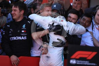 World © Octane Photographic Ltd. Formula 1 – Spanish GP. Parc Ferme. Mercedes AMG Petronas Motorsport AMG F1 W10 EQ Power+ - Lewis Hamilton. Circuit de Barcelona Catalunya, Spain. Sunday 12th May 2019.