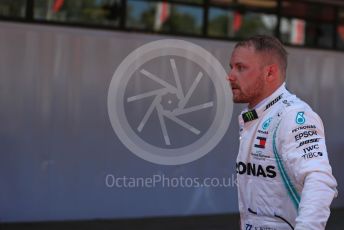 World © Octane Photographic Ltd. Formula 1 – Spanish GP. Parc Ferme. Mercedes AMG Petronas Motorsport AMG F1 W10 EQ Power+ - Valtteri Bottas. Circuit de Barcelona Catalunya, Spain. Sunday 12th May 2019.