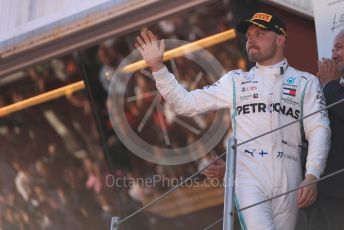 World © Octane Photographic Ltd. Formula 1 – Spanish GP. Podium. Mercedes AMG Petronas Motorsport AMG F1 W10 EQ Power+ - Valtteri Bottas. Circuit de Barcelona Catalunya, Spain. Sunday 12th May 2019.