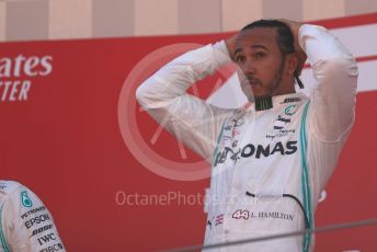World © Octane Photographic Ltd. Formula 1 – Spanish GP. Podium. Mercedes AMG Petronas Motorsport AMG F1 W10 EQ Power+ - Lewis Hamilton. Circuit de Barcelona Catalunya, Spain. Sunday 12th May 2019.
