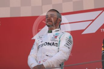 World © Octane Photographic Ltd. Formula 1 – Spanish GP. Podium. Mercedes AMG Petronas Motorsport AMG F1 W10 EQ Power+ - Lewis Hamilton. Circuit de Barcelona Catalunya, Spain. Sunday 12th May 2019.