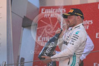 World © Octane Photographic Ltd. Formula 1 – Spanish GP. Podium. Mercedes AMG Petronas Motorsport AMG F1 W10 EQ Power+ - Valtteri Bottas. Circuit de Barcelona Catalunya, Spain. Sunday 12th May 2019.