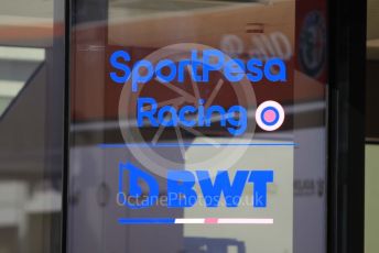 World © Octane Photographic Ltd. Formula 1 – Spanish GP. Thursday Setup. SportPesa Racing Point logo Circuit de Barcelona Catalunya, Spain. Thursday 9th May 2019.