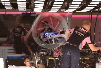 World © Octane Photographic Ltd. Formula 1 – Spanish GP. Thursday Setup. SportPesa Racing Point RP19. Circuit de Barcelona Catalunya, Spain. Thursday 9th May 2019.