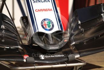 World © Octane Photographic Ltd. Formula 1 – Spanish GP. Thursday Setup. Alfa Romeo Racing C38. Circuit de Barcelona Catalunya, Spain. Thursday 9th May 2019.