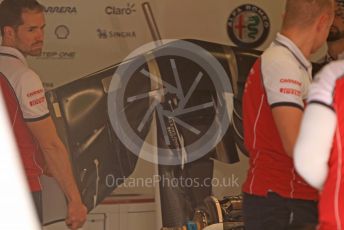 World © Octane Photographic Ltd. Formula 1 – Spanish GP. Thursday Setup. Alfa Romeo Racing C38. Circuit de Barcelona Catalunya, Spain. Thursday 9th May 2019.