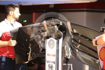 World © Octane Photographic Ltd. Formula 1 – Spanish GP. Thursday Setup. Alfa Romeo Racing C38. Circuit de Barcelona Catalunya, Spain. Thursday 9th May 2019.
