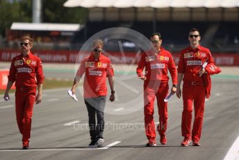 World © Octane Photographic Ltd. Formula 1 – Spanish GP. Thursday Track Walk. Scuderia Ferrari SF90 – Sebastian Vettel. Circuit de Barcelona Catalunya, Spain. Thursday 9th May 2019.