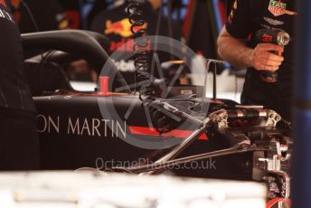 World © Octane Photographic Ltd. Formula 1 – Spanish GP. Thursday Setup. Aston Martin Red Bull Racing RB15. Circuit de Barcelona Catalunya, Spain. Thursday 9th May 2019.