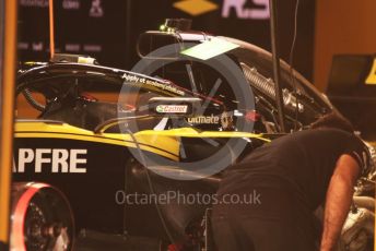 World © Octane Photographic Ltd. Formula 1 – Spanish GP. Thursday Setup. Renault Sport F1 Team RS19. Circuit de Barcelona Catalunya, Spain. Thursday 9th May 2019.