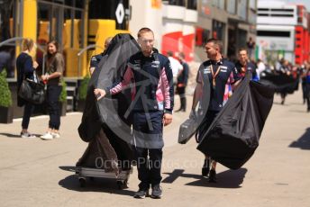 World © Octane Photographic Ltd. Formula 1 – Spanish GP. Thursday Setup. SportPesa Racing Point RP19. Circuit de Barcelona Catalunya, Spain. Thursday 9th May 2019.
