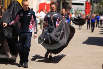 World © Octane Photographic Ltd. Formula 1 – Spanish GP. Thursday Setup. SportPesa Racing Point RP19. Circuit de Barcelona Catalunya, Spain. Thursday 9th May 2019.