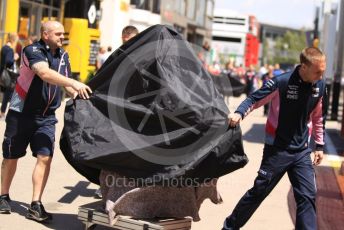 World © Octane Photographic Ltd. Formula 1 – Spanish GP. Thursday Setup. SportPesa Racing Point RP19. Circuit de Barcelona Catalunya, Spain. Thursday 9th May 2019.