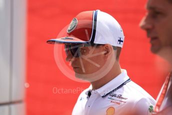 World © Octane Photographic Ltd. Formula 1 – Spanish GP. Thursday Setup. Alfa Romeo Racing C38 – Kimi Raikkonen. Circuit de Barcelona Catalunya, Spain. Thursday 9th May 2019.