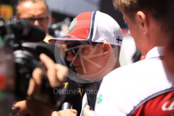 World © Octane Photographic Ltd. Formula 1 – Spanish GP. Thursday Setup. Alfa Romeo Racing C38 – Kimi Raikkonen. Circuit de Barcelona Catalunya, Spain. Thursday 9th May 2019.