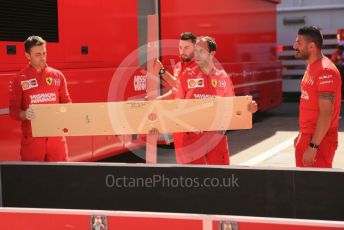 World © Octane Photographic Ltd. Formula 1 – Spanish GP. Thursday Setup. Scuderia Ferrari SF90. Circuit de Barcelona Catalunya, Spain. Thursday 9th May 2019.
