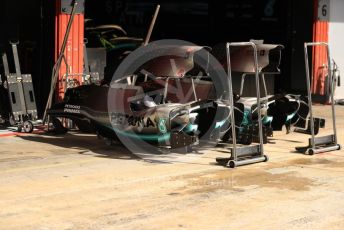 World © Octane Photographic Ltd. Formula 1 – Spanish GP. Thursday Setup. Mercedes AMG Petronas Motorsport AMG F1 W10 EQ Power+. Circuit de Barcelona Catalunya, Spain. Thursday 9th May 2019.