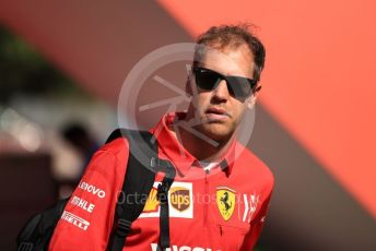 World © Octane Photographic Ltd. Formula 1 – Spanish GP. Thursday Setup. Scuderia Ferrari SF90 – Sebastian Vettel. Circuit de Barcelona Catalunya, Spain. Thursday 9th May 2019.