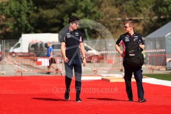 World © Octane Photographic Ltd. Formula 1 – Spanish GP. Thursday Setup. SportPesa Racing Point RP19 – Lance Stroll. Circuit de Barcelona Catalunya, Spain. Thursday 9th May 2019.