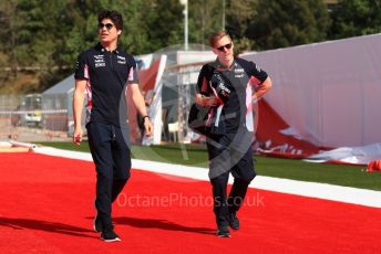 World © Octane Photographic Ltd. Formula 1 – Spanish GP. Thursday Setup. SportPesa Racing Point RP19 – Lance Stroll. Circuit de Barcelona Catalunya, Spain. Thursday 9th May 2019.