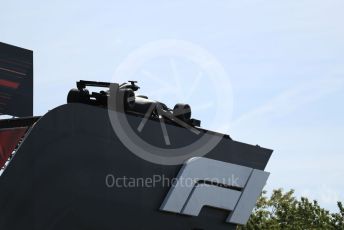 World © Octane Photographic Ltd. Formula 1 – Spanish GP. Thursday Track Walk. Formula 1 Logo. Circuit de Barcelona Catalunya, Spain. Thursday 9th May 2019.