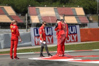 World © Octane Photographic Ltd. Formula 1 – Spanish GP. Thursday Track Walk. Scuderia Ferrari SF90 – Sebastian Vettel. Circuit de Barcelona Catalunya, Spain. Thursday 9th May 2019.