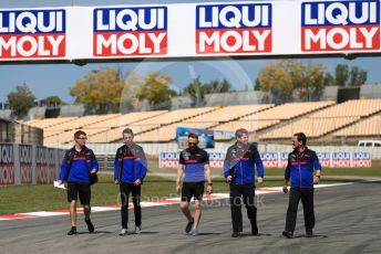 World © Octane Photographic Ltd. Formula 1 – Spanish GP. Thursday Track walk. Scuderia Toro Rosso STR14 – Alexander Albon. Circuit de Barcelona Catalunya, Spain. Thursday 9th May 2019.