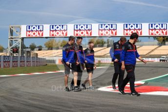 World © Octane Photographic Ltd. Formula 1 – Spanish GP. Thursday Track walk. Scuderia Toro Rosso STR14 – Alexander Albon. Circuit de Barcelona Catalunya, Spain. Thursday 9th May 2019.