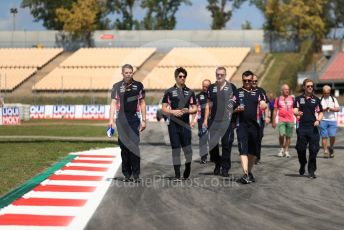 World © Octane Photographic Ltd. Formula 1 – Spanish GP. Thursday Track walk. SportPesa Racing Point RP19 – Lance Stroll. Circuit de Barcelona Catalunya, Spain. Thursday 9th May 2019.