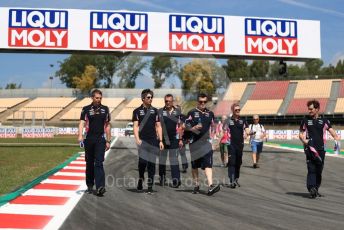 World © Octane Photographic Ltd. Formula 1 – Spanish GP. Thursday Track walk. SportPesa Racing Point RP19 – Lance Stroll. Circuit de Barcelona Catalunya, Spain. Thursday 9th May 2019.