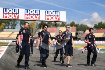 World © Octane Photographic Ltd. Formula 1 – Spanish GP. Thursday Track walk. SportPesa Racing Point RP19 – Lance Stroll. Circuit de Barcelona Catalunya, Spain. Thursday 9th May 2019.